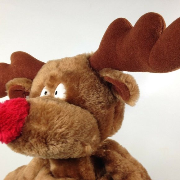 Russ Radar Plush Reindeer Holiday Toy 16in. - Picture 3 of 8